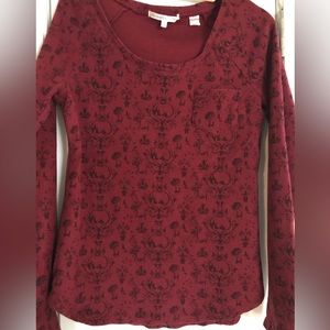 Free People Waffle Fabric Top